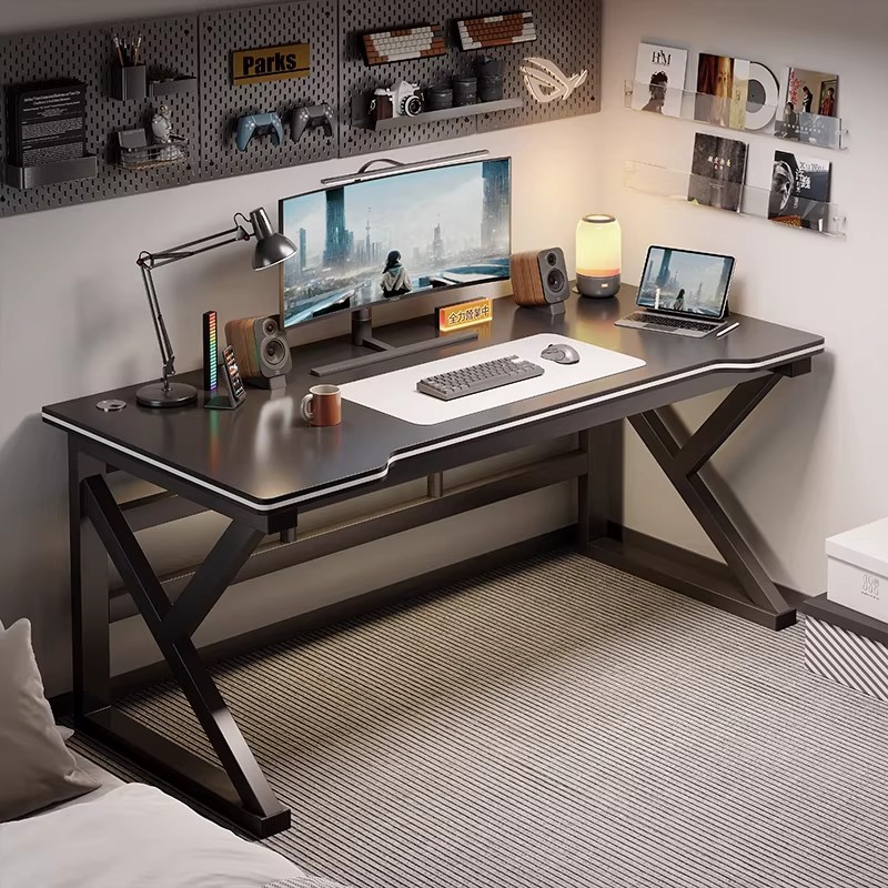Mesa de computadora escritorio dormitorio escritorio doméstico de madera sólida juego de deportes electrónicos mesa y silla combinación simple mesa de oficina mesa de trabajo