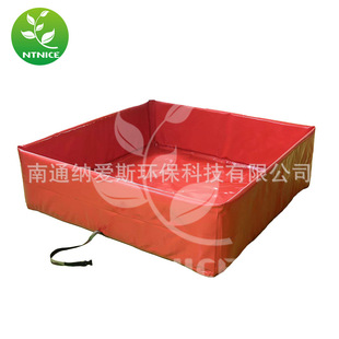 Bracket Oil Protection Pool Folding Oil Spill Prevention Pool Oil Protection Cofferdam Outdoor Standby Portable Oil Protection Pool
