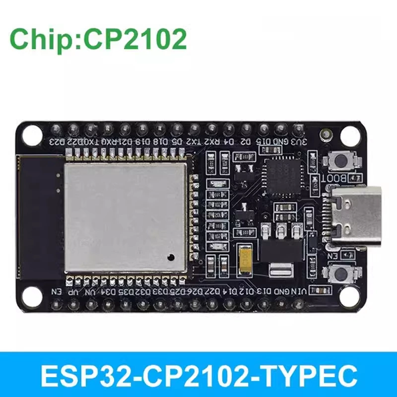 Development board (ESP32 CP2102) 30‑pin, Wi‑Fi + Bluetooth, micro/Type‑C USB