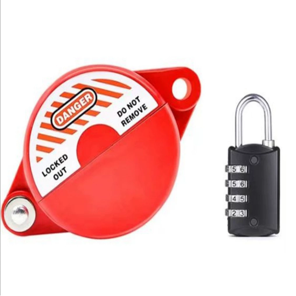 Подходит для ручки заслонки от 1 до 2-1/2. Замок для запорного крана, подходит для наборов уличных смесителей.