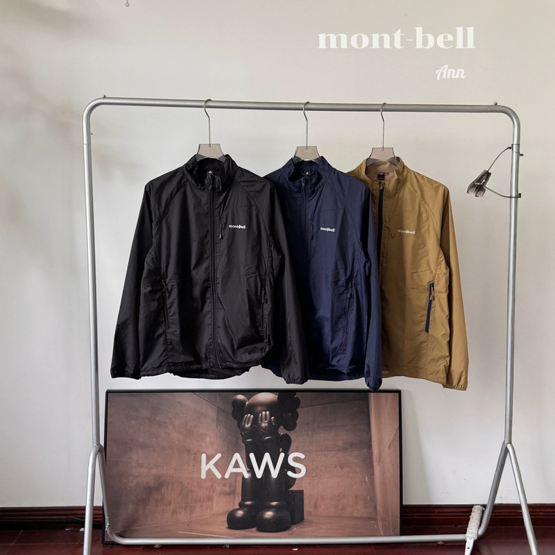 Cross-border high-quality Mont Meishan Japanese-style outdoor sports casual lightweight stand-up collar coach jacket for men and women Cross-border high-quality Mont Meishan Japanese-style outdoor sports casual lightweight stand-up collar coach jacket for men and women