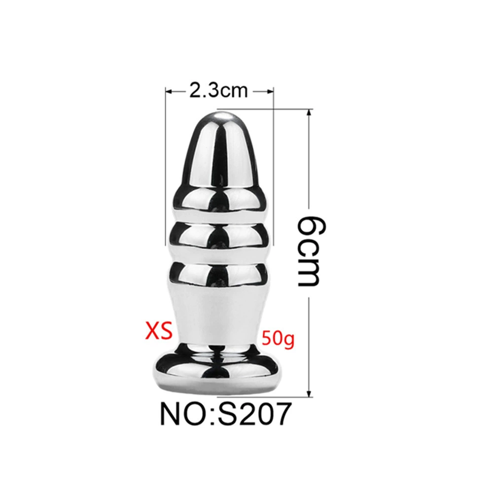 Detachable Anal Plug Heads, Silicone & Metal Options, Multiple Shapes and Sizes