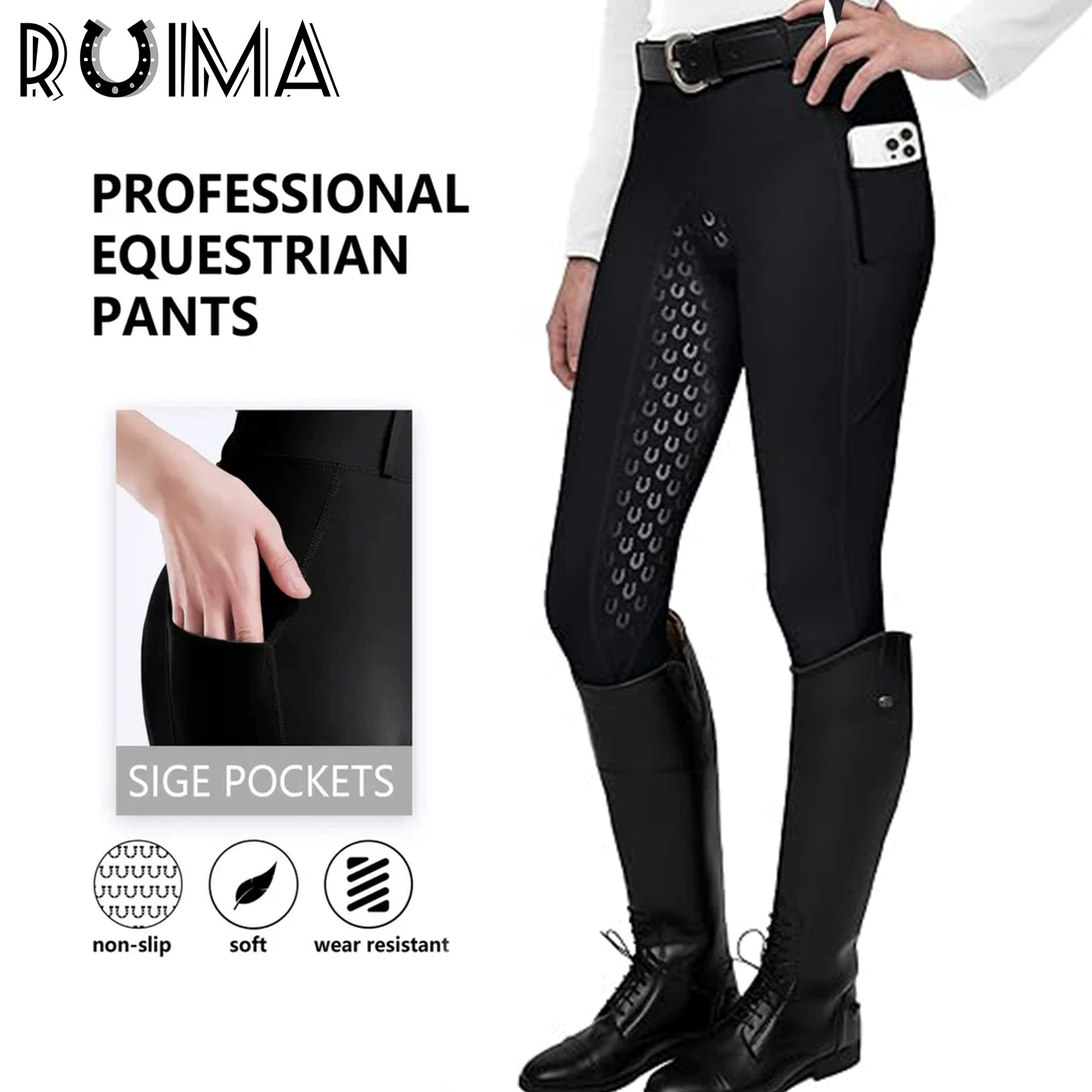 Брюки для верховой езды Ruima, летние нескользящие силиконовые суперэластичные мужские и женские брюки для соревнований, рыцарское снаряжение, тренировочные брюки для верховой езды
