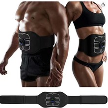 跨境 EMS脉冲健腹器 家用腹肌贴健腹仪EMS腹肌腰带充电款按摩腰带