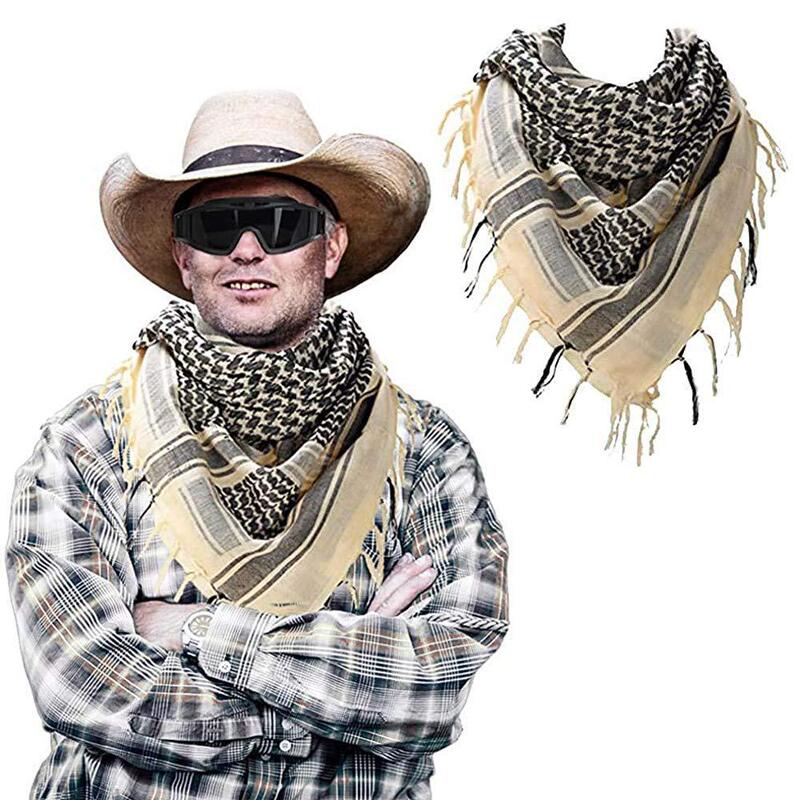 Desert Tactical Scarf Pure Cotton Unisex Military Hood Motorcycle Easter Egg CS Mask Arabian Hood Cross Border
