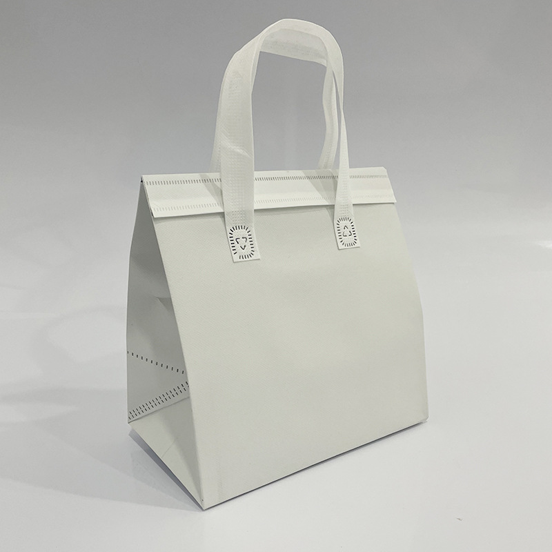 Para llevar bolsa de embalaje al por mayor catering papel de estaño bolso postre leche té bolsa de aislamiento logotipo personalizado barbacoa para llevar bolsa