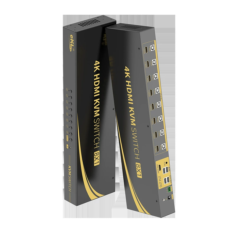КМКЭЛ -81HK коммутатор KVM HDMI автоматический 8 портов USB 8 входов 1 выход монитор клавиатура и мышь принтер