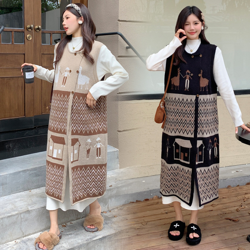 Fashionable Japanese retro knitted sweater