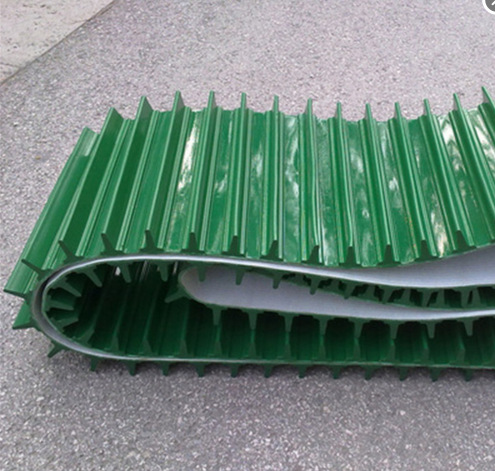 波状挡边输送带  转弯网带挡块挡板传送带 裙边输送带 挡块传送带