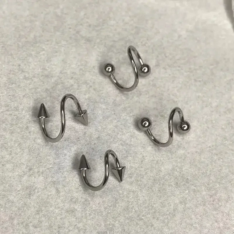 (Cross-border trading), silver lip piercing stainless steel, Amazon