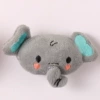 Gray elephant head 7.5*5cm