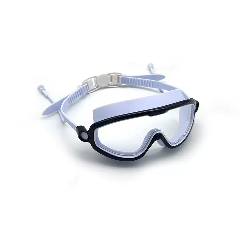 儿童游泳眼镜防水防雾高清泳镜盒 跨境潜水镜 男童女童大框泳镜