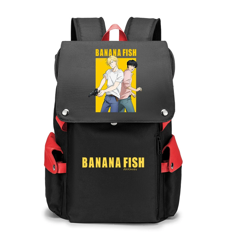 Банановые рыбки Banana Fish, бойцовская борьба, помощь студенту, рюкзак мужской, карикатурный большой объём школьный ранец
