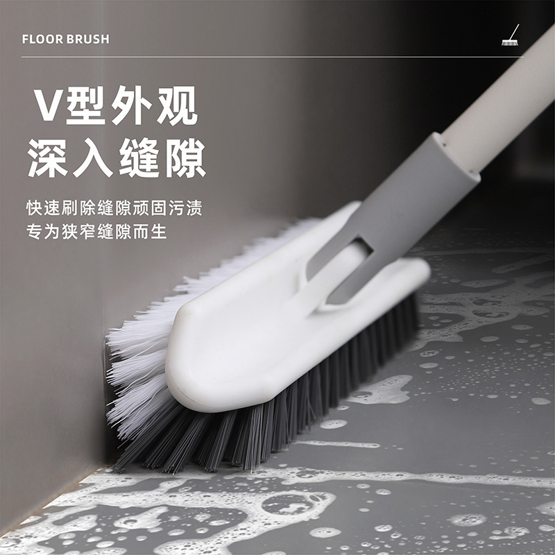 Gap brush wall corner floor brush household bathroom retractable long handle bristle cleaning brush no dead angle tile groove brush Gap brush wall corner floor brush household bathroom retractable long handle bristle cleaning brush no dead angle tile groove brush