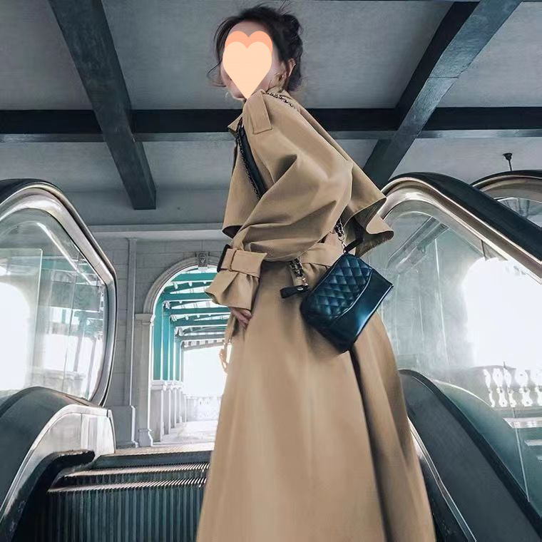 感风衣外套女中长款2025春秋新款韩系宽松小个子气质流行大衣|undefined