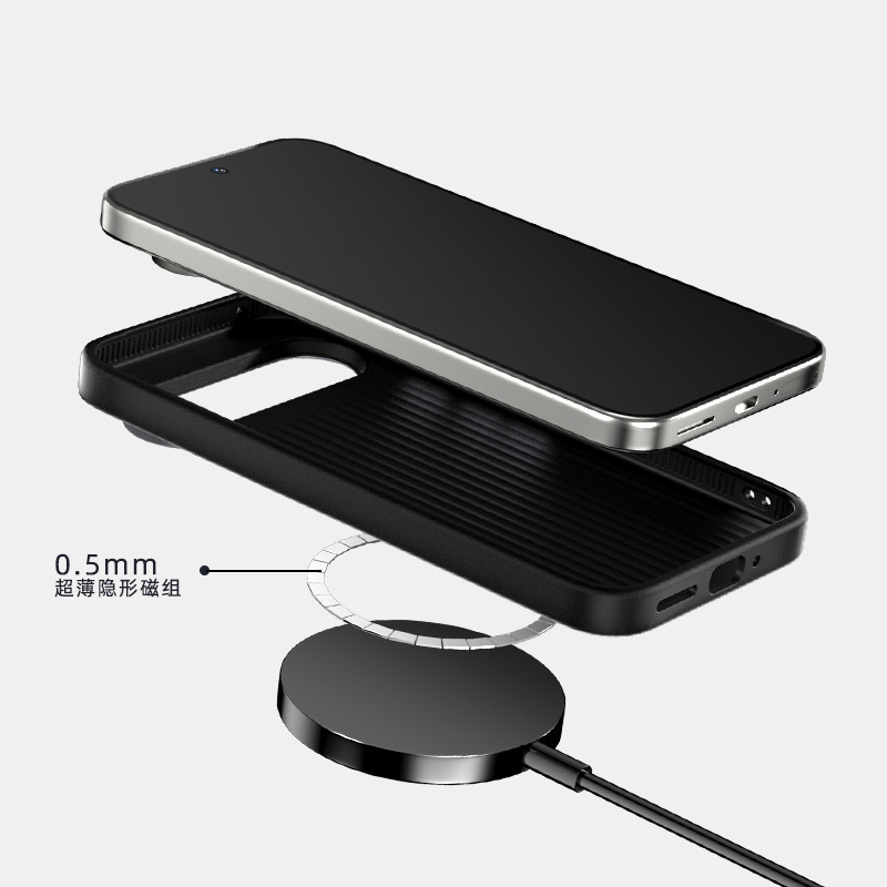 Google Pixel9Pro 磁気電話ケース カーボンファイバー テクスチャ Pixel9 ソフトエッジ落下防止 9XL 保護カバーに適しています。|undefined