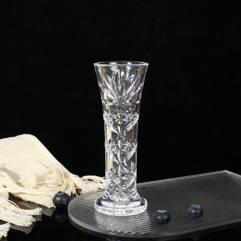 Xingfei Creative Acrylic Vase Plastic Transparent Desktop Decorations Restaurant Mini Vase Manufacturer Wholesale