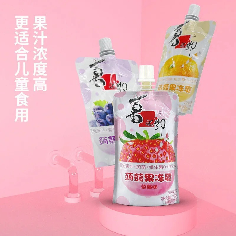 喜之郎果冻批发散装蒟蒻果冻爽吸吸果冻布丁儿童休闲可吸果汁饮料|undefined