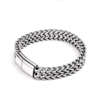 Аксессуар, мужской магнитный браслет из нержавеющей стали, AliExpress, европейский стиль
