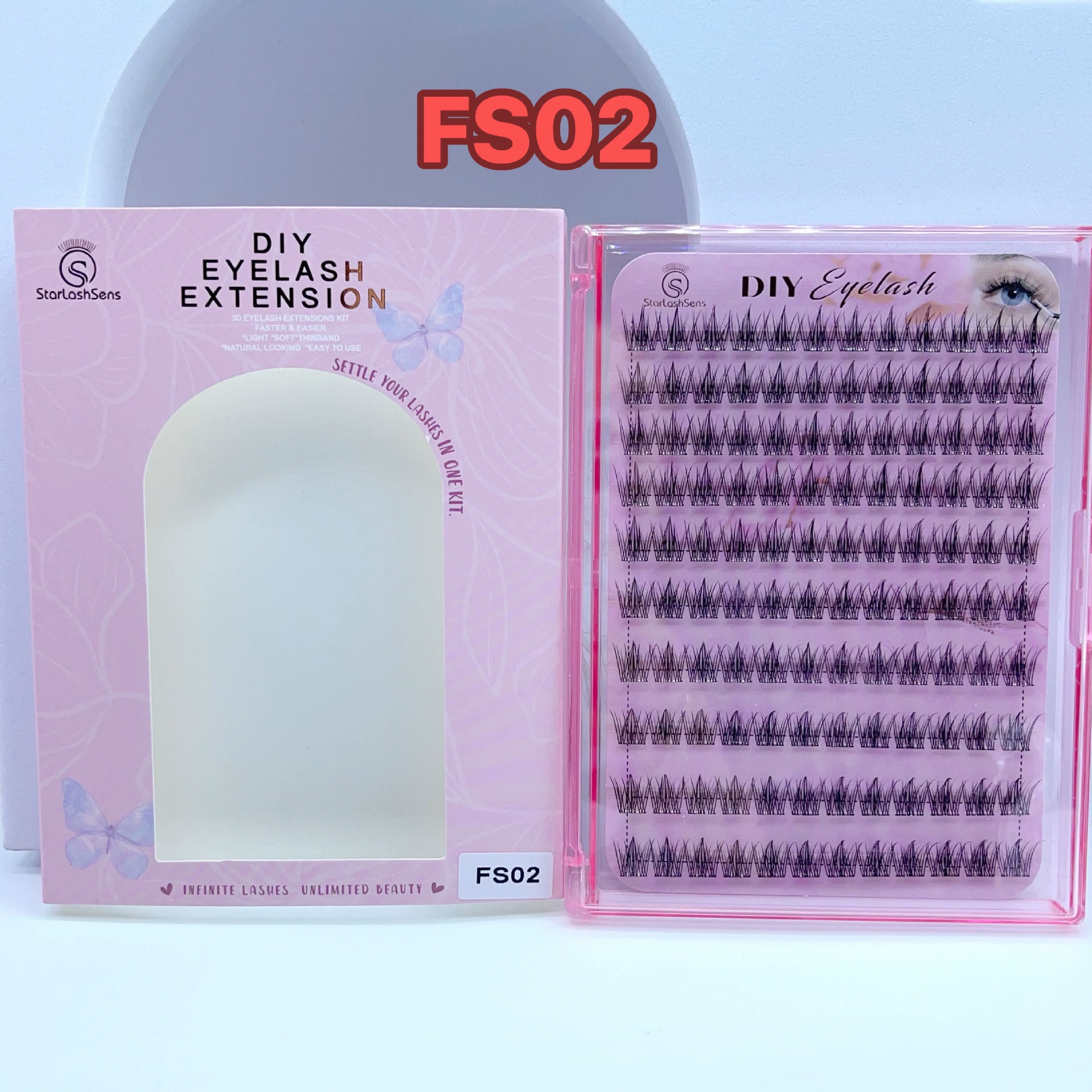 Удлиненные плотные нацепляющиесяlashes для наращивания, отдельные пучки ресниц, прямой от производителя