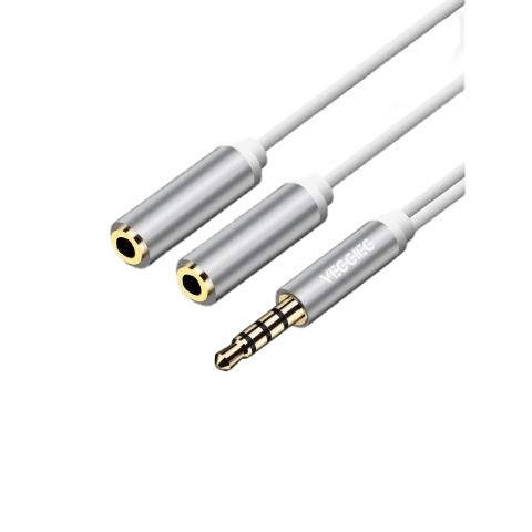 Weige headphone splitter one-to-two 3.5mm audio cable one-to-two interface dual headphone adapter couple line