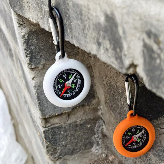 New Silicone Hanging Buckle Compass Climber Hook Quick Hanging Compass for Outdoor Use Printable LOGO