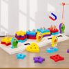 Universal geometric brainteaser, wooden toy, early education