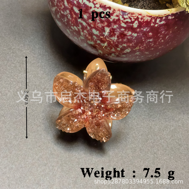 브라운 컬러 3.6cm 풀 다이아몬드