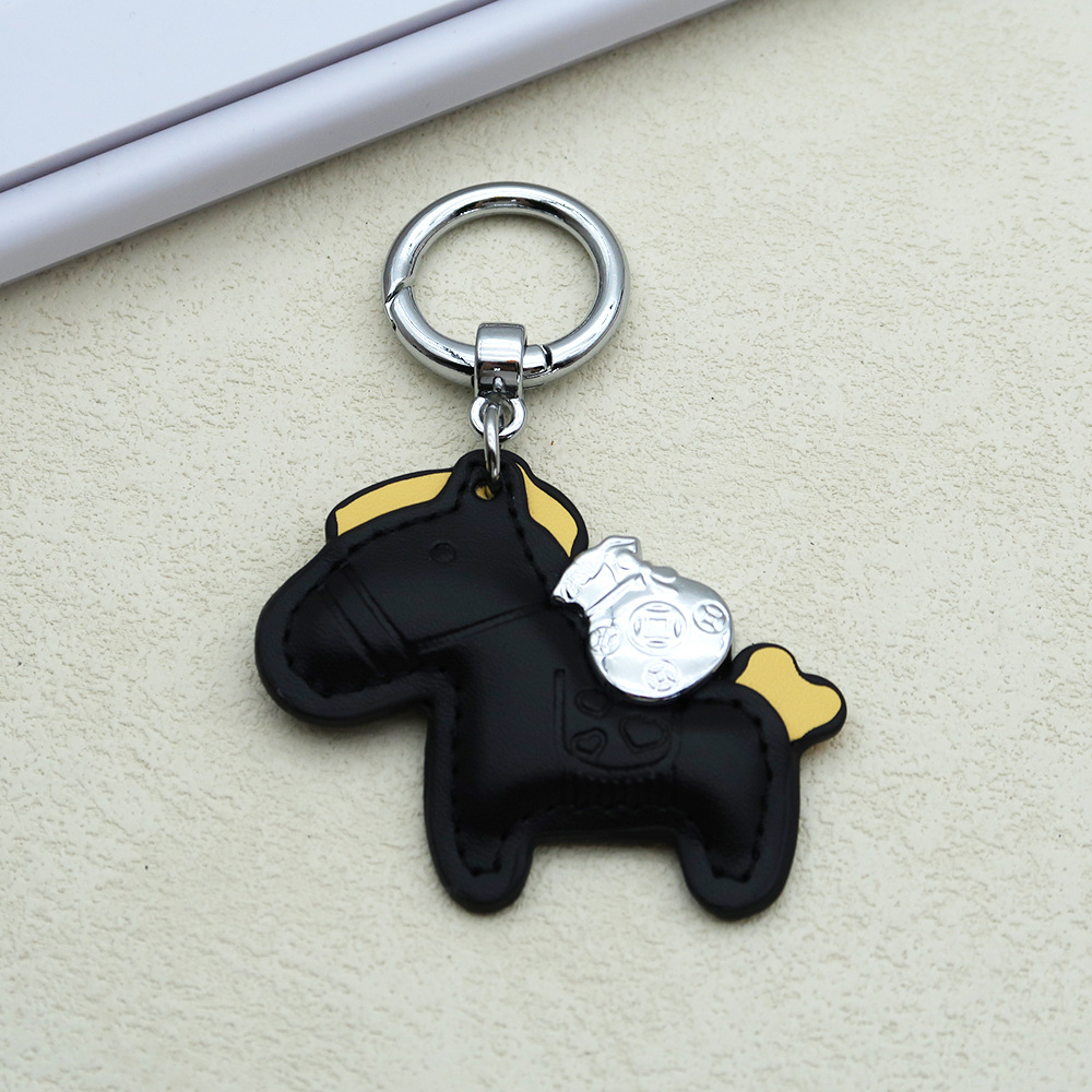 Creative keychain, cartoon pony, pendant