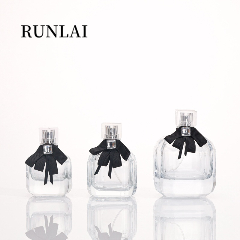 经典高档简约玻璃香水分装瓶按压小样喷雾瓶现货 perfume bottle