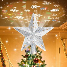 W 10612 LED Christmas Tree Top Projection Light ʥ����ͶӰ��