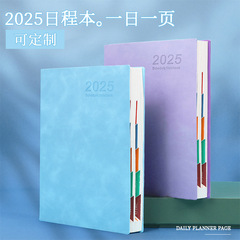 2025 新しいシンプルなスケジュール月インデックススケジュールノートブックサブワーク記録ログ肥厚