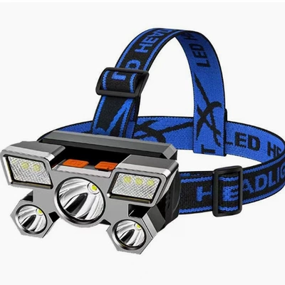 UV fənərlər Rechargeable, Durable for Home Use - silver-aircraft-five-headlights
