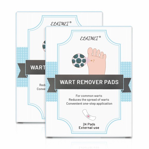 ELAIMEI Corn Patch Foot Patch painlessly removes plantar warts, calluses, foot calluses, and easily relieves pain