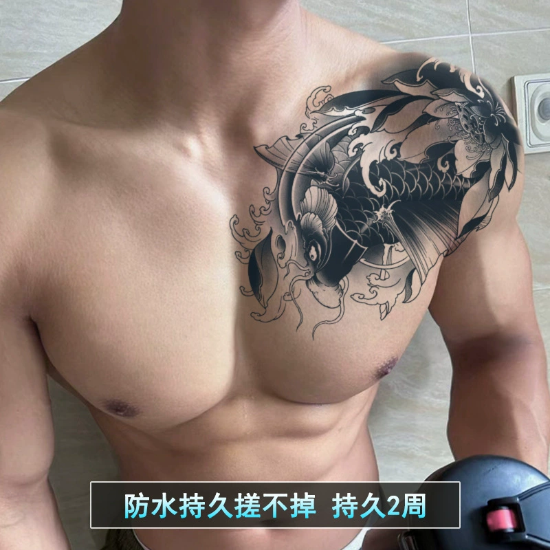 Herbal waterproof tattoo stickers for men and women, long-term effect