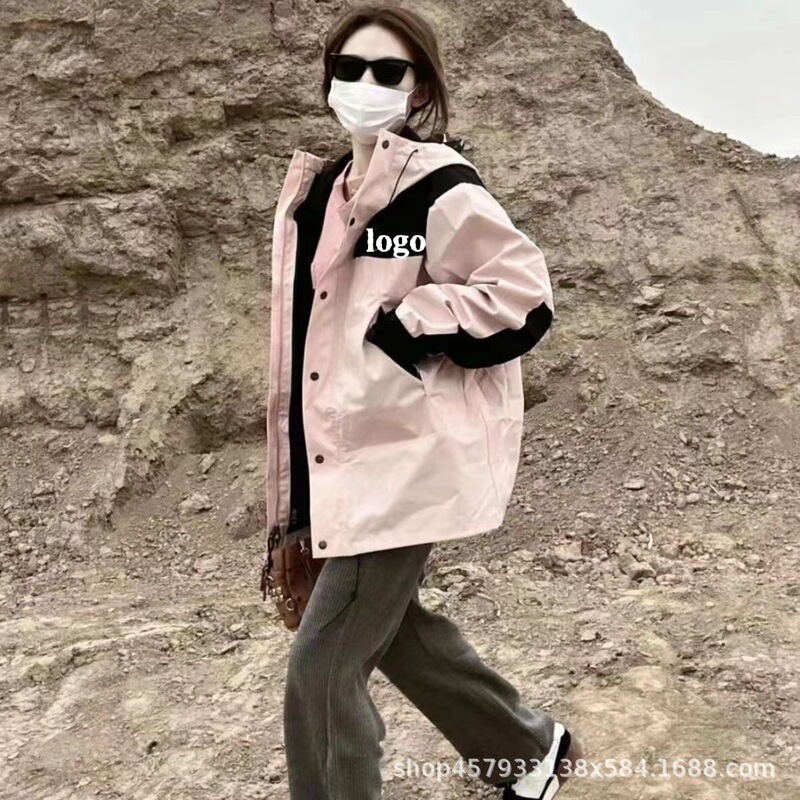 新しいアメリカ版ノースフェイス 1990 ジャケット TNF 登山ジャケット防風ジャケット スリーインワン防水潮男性と女性のカップル|undefined