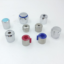 水龙头手轮转动手把 塑料龙头转动开关 红蓝色圈龙头修理配件手把