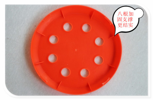 Household round stool surface fiberglass chair surface stool bench seat surface thickened eight-hole plastic facet stainless steel stool surface