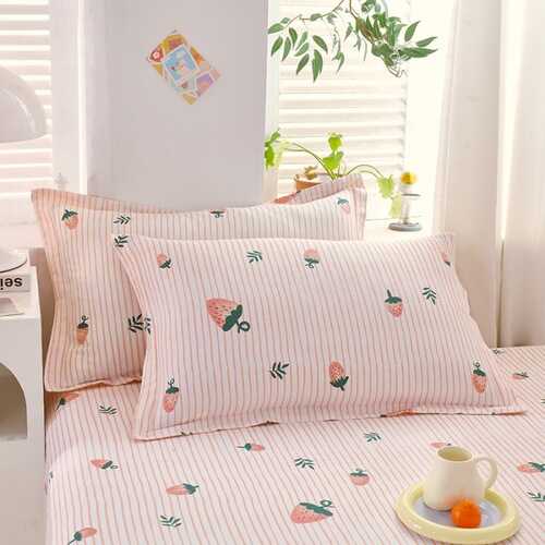Pure cotton pillowcase 100 cotton pillowcases one pair for home summer pillowcase pillow leather pillow large size 48x74cm