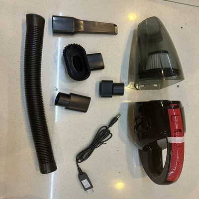 portable handheld wireless vacuum cleaner: Tozsoranlar - usb-charging-model-red