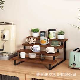 厨房微波炉架子置物架多功能支架多层家用烤箱台面电饭煲收纳架子