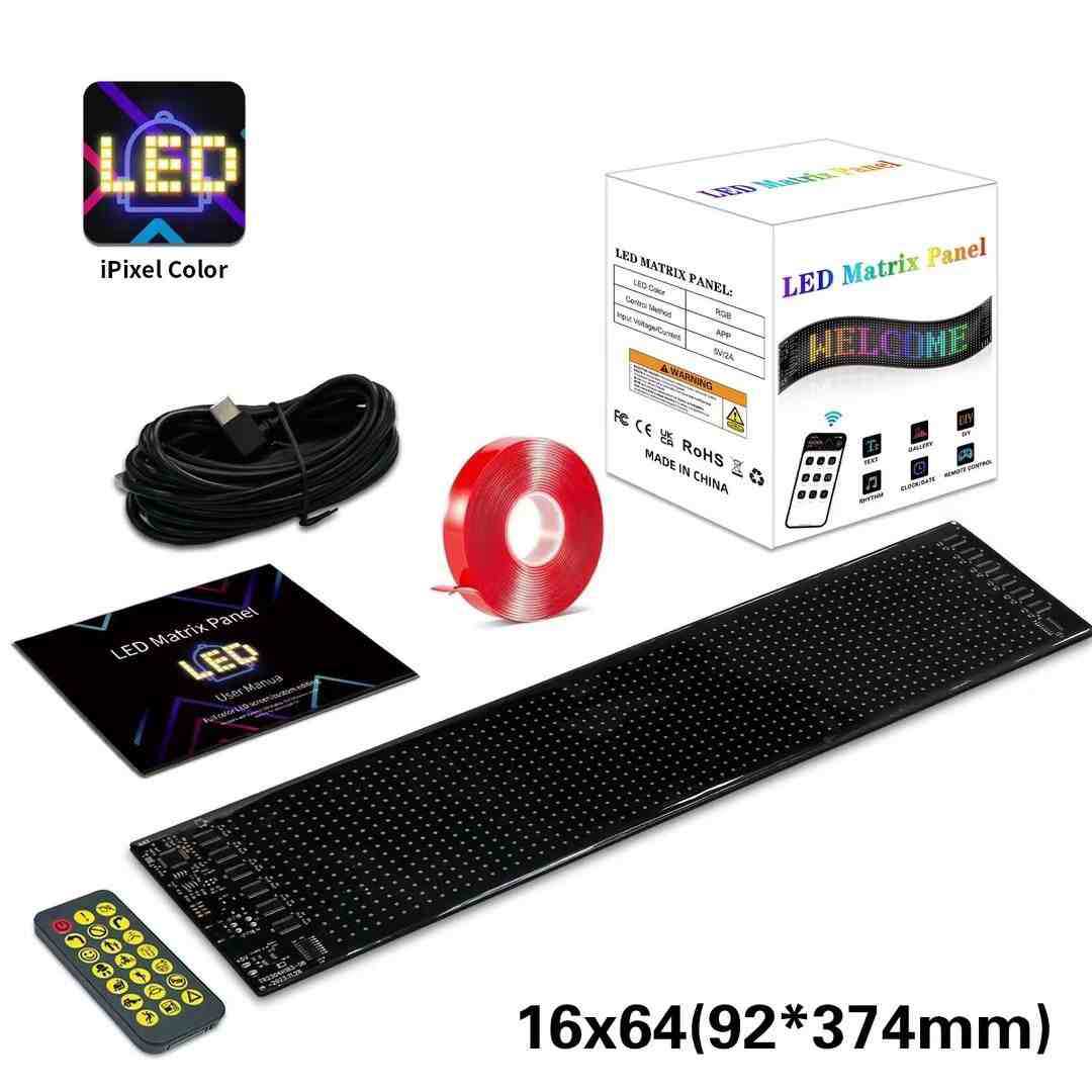 Nuevo camión dinámico ojo del diablo LED coche pantalla USB montado en coche ojo lámpara de camión dinámico APP