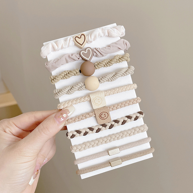 Liga de cabello 2025 – banda elástica de cuero duradero, alta gama, estilo sencillo y buena elasticidad