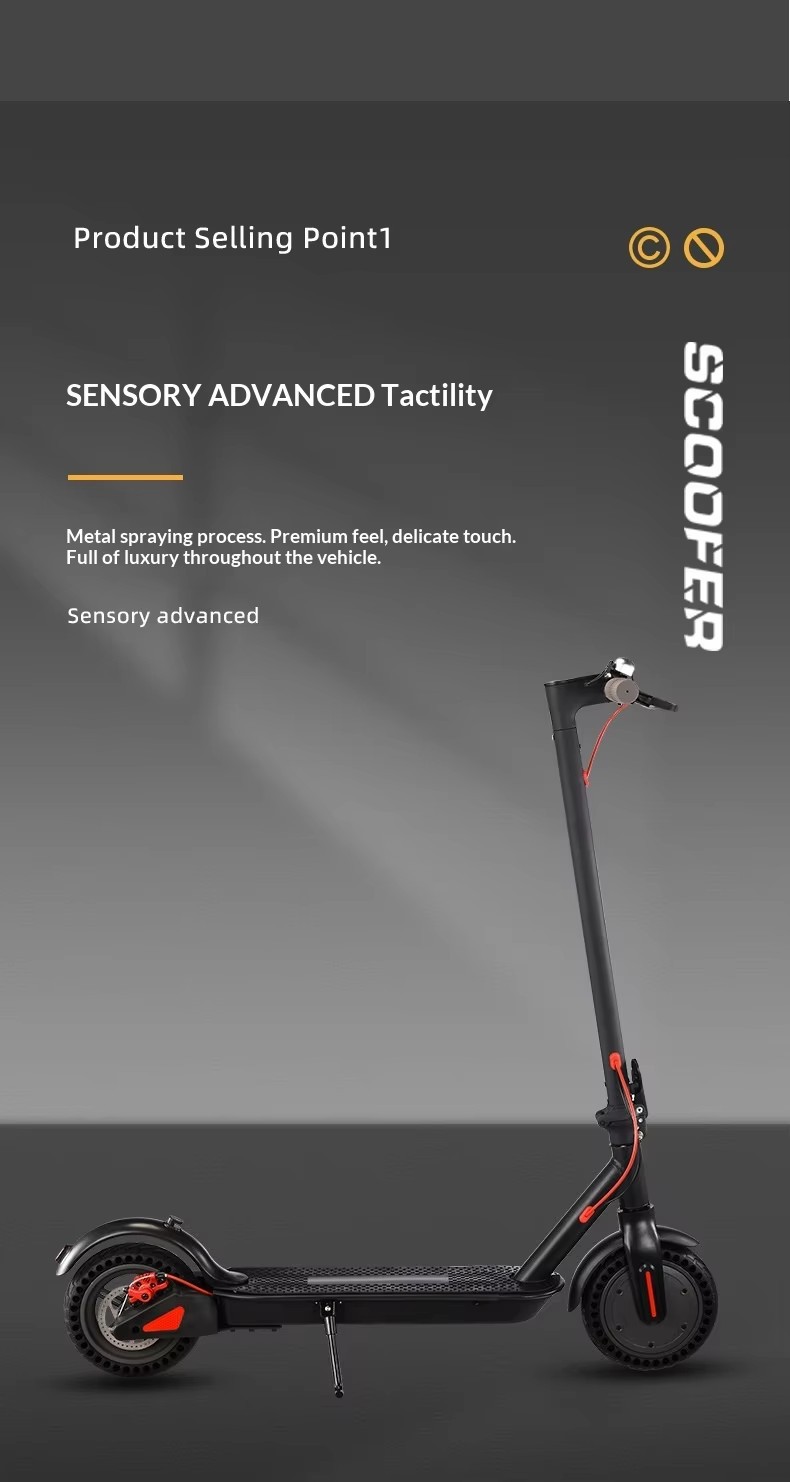Qc-M365 Electric Scooter Foldable Small Standing Two-Wheeled Mini Adult Portable Unisex Pedal Scooter for Commuting