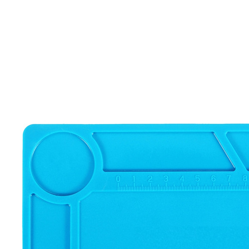 Cross-border hot-selling mobile phone and computer repair insulation pad silicone table pad hot air gun welding table high temperature resistant pad 34*23cm