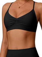 H 67330 Cross Back V Neck Yoga Bra ������������ �羳ŷ��
