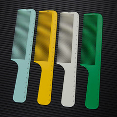 Professional flat-top haircut comb, beauty salon exclusive hair comb, ultra-thin men's and women's hair comb, rounded comb tip hair comb