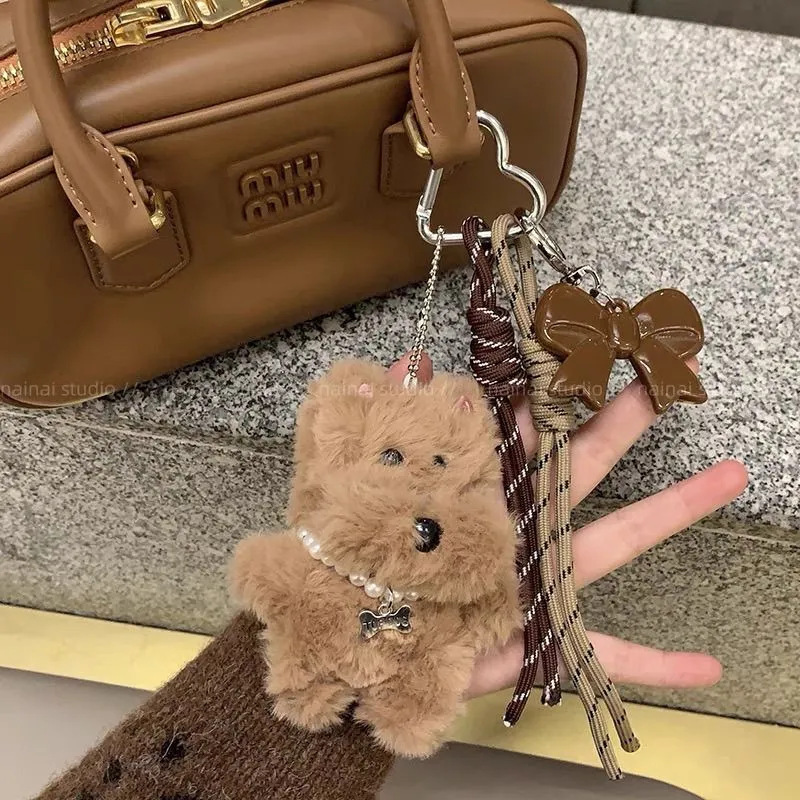 ウエストハイランドペンダントぬいぐるみかわいい落書き子犬バッグペンダント miu 人形風車キーホルダークリエイティブギフト|undefined