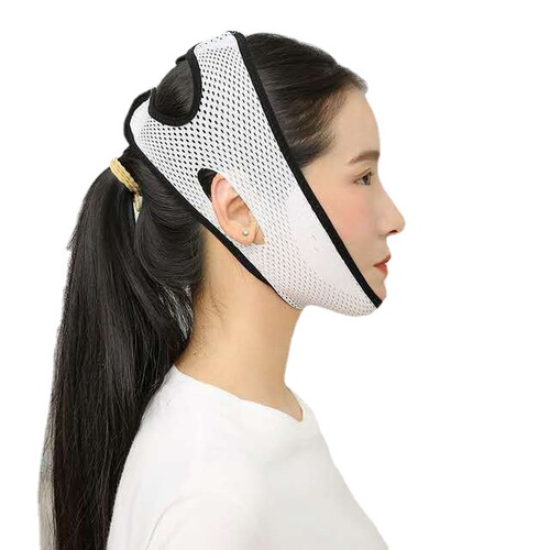 Sleeping face shaping belt small V face bandage mask oval face lifting tight strap face double chin nasolabial fold masseter muscle