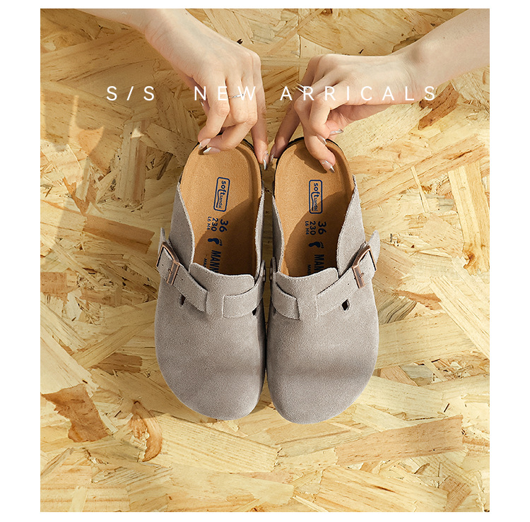 Women's Slides Flip-Flops Pool Rubber Adjustable Straps Mules_voghion.com